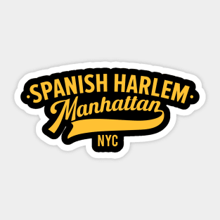 Spanish Harlem: Evoke the Essence of Manhattan's Vibrant Barrio Sticker